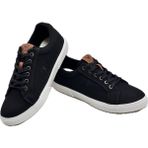 Buckhead Düz Kaymaz Taban Buckhead Günlük Keten Spor Ayakkabı - 01-Siyah