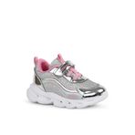 BUCKHEAD Gümüş Kız Çocuk Sneaker BUCK4430 GLOSSY SHINY