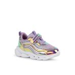 BUCKHEAD Lila Kız Bebek & Çocuk Sneaker BUCK4430 Glossy Shiny Işıklı Rahat Spor Ayakkabı
