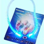 Bucuks® Mavi Renk Neon LED Işıklı Kedi Köpek Kolyesi (18,5 Cm)