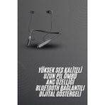 Bucuks Mey Ithalat® 100 Saat Bluetooth Kulaklık Dijital Göstergeli Anc Özelliği Kablolu
