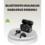 Bucuks Mey Ithalat® Bluetooth 5.3 Anc Kablosuz Kulaklık – Dokunmatik Kontrol, Dijital Ekran ve Uzun Pil Ömrü