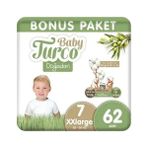 Bucuks Mey Ithalat® Doğadan Bebek Bezi Bonus Paket No:7 62 Adet