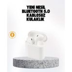 Bucuks Mey Ithalat® Hızlı Şarj Destekli 2. Nesil Bluetooth 5.0 Ergonomik Kulaklık