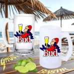 Bud Buzlu Ya Da Buzsuz Bira Bardağı GHSTBSTRNBRA0218