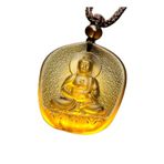 Buda Heykeli, 1 Adet Tıbbi Buda Kolye Ucu/Amitabha/Tathagata/Bin El Avalokiteshvara/Bodhisattva Heykeli Kolye Tılsım Kutsal Cam(#1)