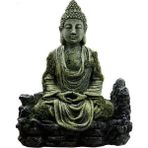 Buda Heykeli Stili Balık Tankı Peyzaj Dekorasyon El Sanatları Reçine Antik Buddha Heykeli Ev Akvaryum Balık Tankı Reçine Süs Eşyaları Hediyeler (Yurt Dışından) - Akvaryum dekorasyonu