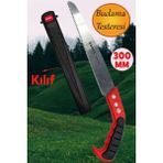 Budama Testeresi Kılıflı 300 mm Çelik Düz Ağaç Dal Bağ El Testeresi Mft. - 33 cm (13 inc)