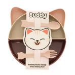 Buddy Mama Tabağı - 7 Parça Pembe-Mor-Beyaz (4 Adet)