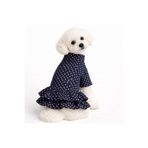 Buddy Store Crinkle Collection – Soft Lacivert Puantiyeli Yazlık Elbise (Premium)