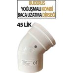 Buderus Kombi Baca Uzatma Dirseği 45'lik Orjinal