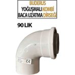 Buderus Kombi Baca Uzatma Dirseği 90'lık