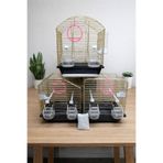 budgieshop ÇİFT KAPILI 30x23x37(YÜKSEKLİK) ÇEKMECELİ MUHABBET KUŞU KAFESİ