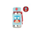 BUDİ HOME Skip Hop Zoo Pipetli Paslanmaz Çelik Suluk 350 ml Baykuş