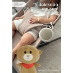 BUDİZZZ Budizzz Beyaz Gürültü Cihazı | Bebek Uyku Arkadaşı Kırmızı Fular Ayıcık