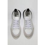 Bueno Shoes 01MQ5500 Beyaz Siyah Deri Erkek Spor Ayakkabı