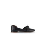 Bueno Shoes 01WA0301 Siyah Deri Kadın Babet