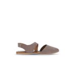 Bueno Shoes 01WA5806 Gri Koyu Alf Süet Kadın Düz Sandalet
