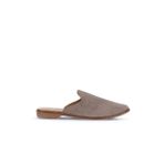 Bueno Shoes 01WA7006 Gri Koyu Alf Süet Düz Kadın Terlik