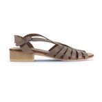 Bueno Shoes 01WA7307 Gri Deri Kadın Sandalet