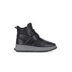 Bueno Shoes 01WA7403-502 Siyah Deri Kadın Dolgu Topuklu Bot
