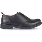 Bueno Shoes 01WD1501 Siyah Deri Kadın Düz Ayakkabı