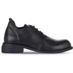 Bueno Shoes 01WD1901 Siyah Deri Kadın Az Topuklu Ayakkabı