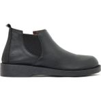 Bueno Shoes 01WD2201 Siyah Deri Kadın Düz Bot