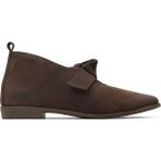 Bueno Shoes 01WD3702 Kahverengi Nubuk Kadın Düz Bot