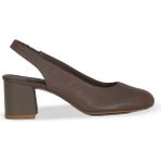 Bueno Shoes 01WE5701 Gri Deri Kadın Topuklu Ayakkabı