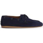 Bueno Shoes 01WE6702 Lacivert Süet Kadın Düz Ayakkabı