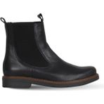 Bueno Shoes 01WF2205 Siyah Deri Kadın Düz Bot