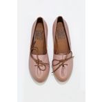 Bueno Shoes 01WL1237 Gül Kurusu Deri Kadın Düz Babet