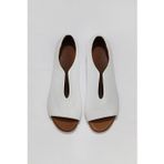 Bueno Shoes 01WL2405 Beyaz Deri Kadın Düz Babet