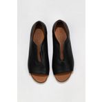 Bueno Shoes 01WL2405 Siyah Deri Kadın Düz Babet