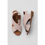 Bueno Shoes 01WL2408 Pembe Deri Kadın Sandalet