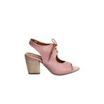 Bueno Shoes 01WN0100 Gül Kurusu Deri Kadın Topuklu Sandalet