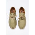 Bueno Shoes 01WN1617 Haki Deri Kadın Espadril Ayakkabı