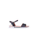 Bueno Shoes 01WN5003 Siyah Deri Kadın Sandalet