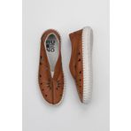 Bueno Shoes 01wq0402 Taba Açık Flotter Deri Kadın Babet