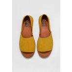 Bueno Shoes 01WQ2413 Sarı Süet Kadın Babet