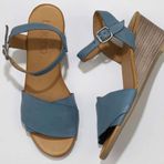 Bueno Shoes 01WQ8601 Kadın Dolgu Topuklu Sandalet