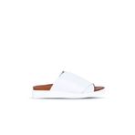 Bueno Shoes 01wq9100 Beyaz Deri Kadın Düz Terlik