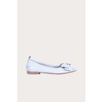 Bueno Shoes 01WR3100 Mavi Deri Kadın Düz Babet