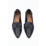 Bueno Shoes 01WR3117 Lacivert Deri Kadın Düz Babet
