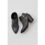 Bueno Shoes 01WR5005 Deri Gri Kadın Topuklu Bot