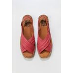 Bueno Shoes 01WS1807 Fuşya Deri Kadın Espadril Sandalet
