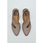 Bueno Shoes 01WS2311 Gri Deri Kadın Sandalet