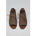 Bueno Shoes 01WS2510 Gümüş Deri Kadın Sandalet