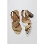 Bueno Shoes 01WS6700 Sarı Deri Kadın Topuklu Ayakkabı